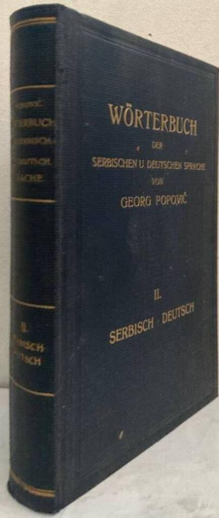 Wörterbuch der Serbischen und Deutschen Sprache. II. Serbisch-Deutscher Theil