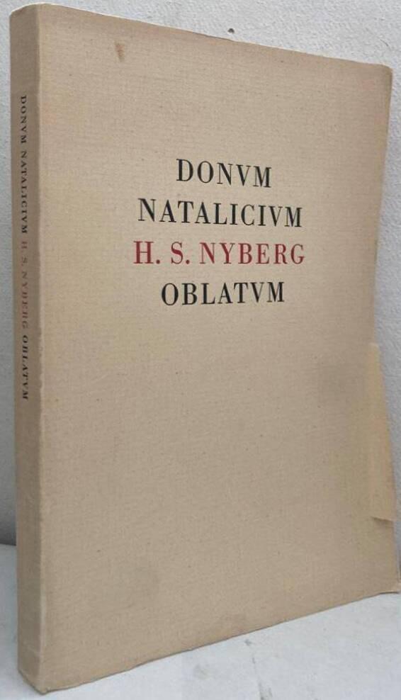 Donum natalicum H. S. Nyberg oblatum