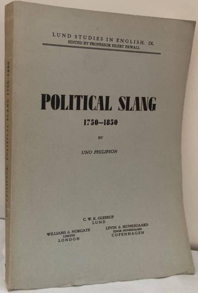 Political Slang 1750-1850