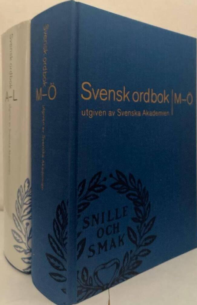 Svensk ordbok utgiven av Svenska Akademien (två band)