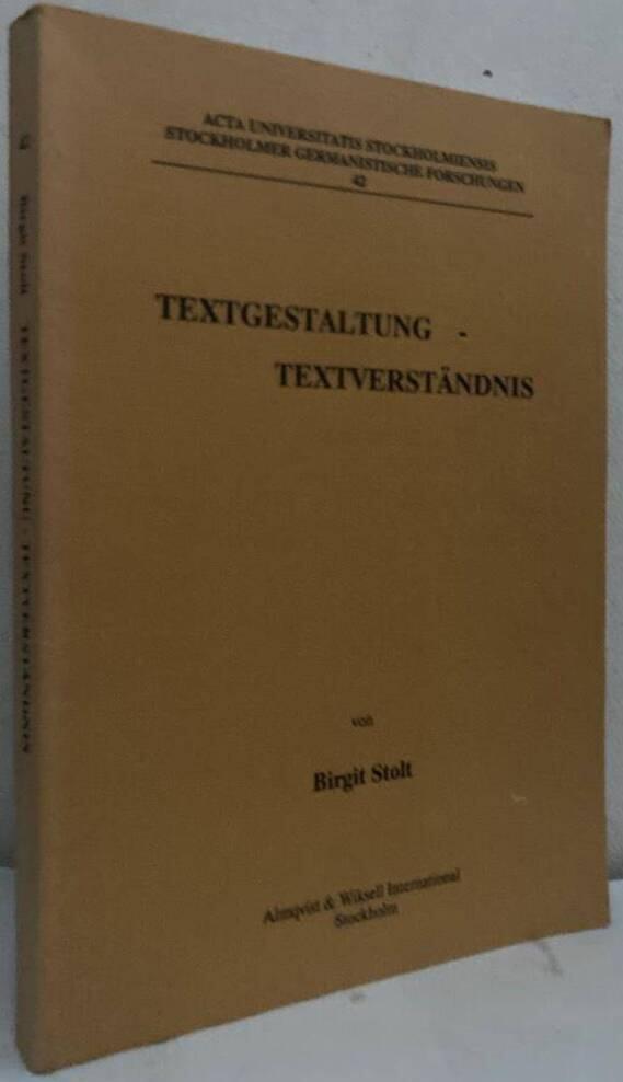 Textgestaltung - Textverständnis