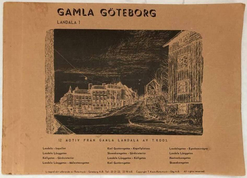 Gamla Göteborg. Landala 1. 12 motiv från gamla Landala