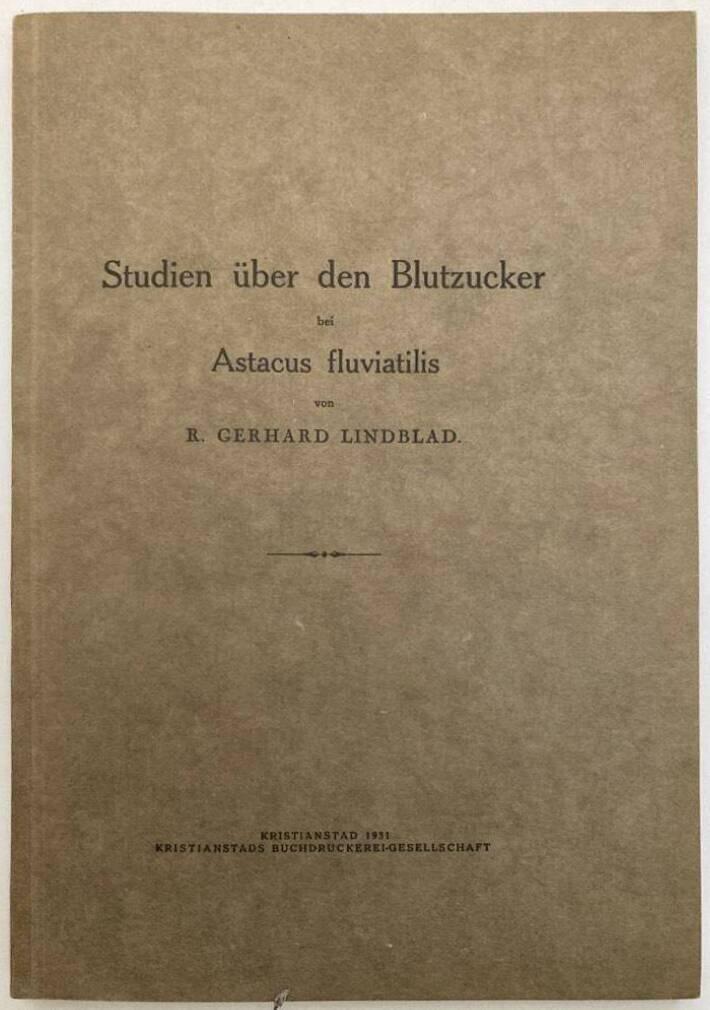 Studien über den Blutzucker bei Astacus fluviatilis