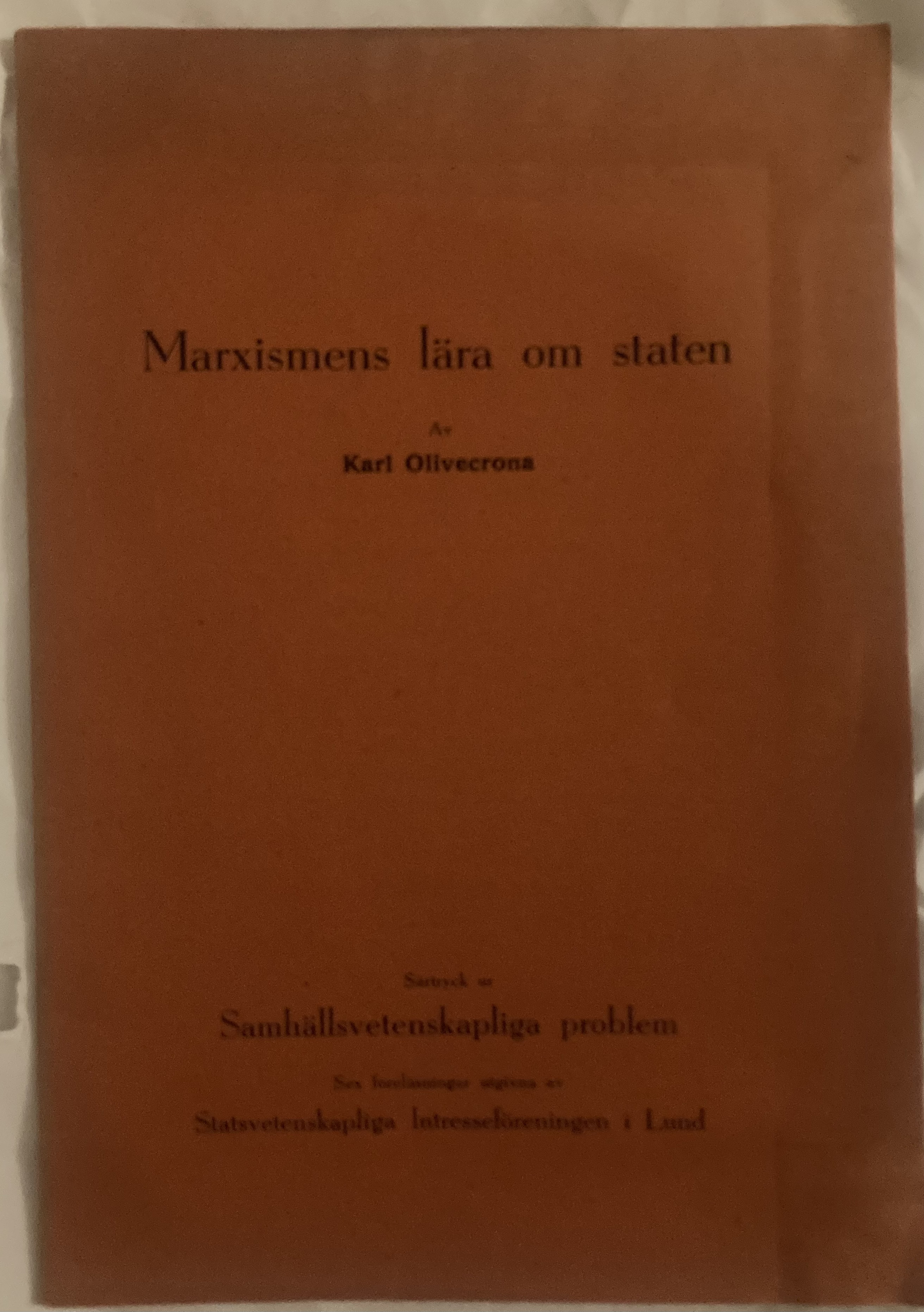 Marxismens lära om staten