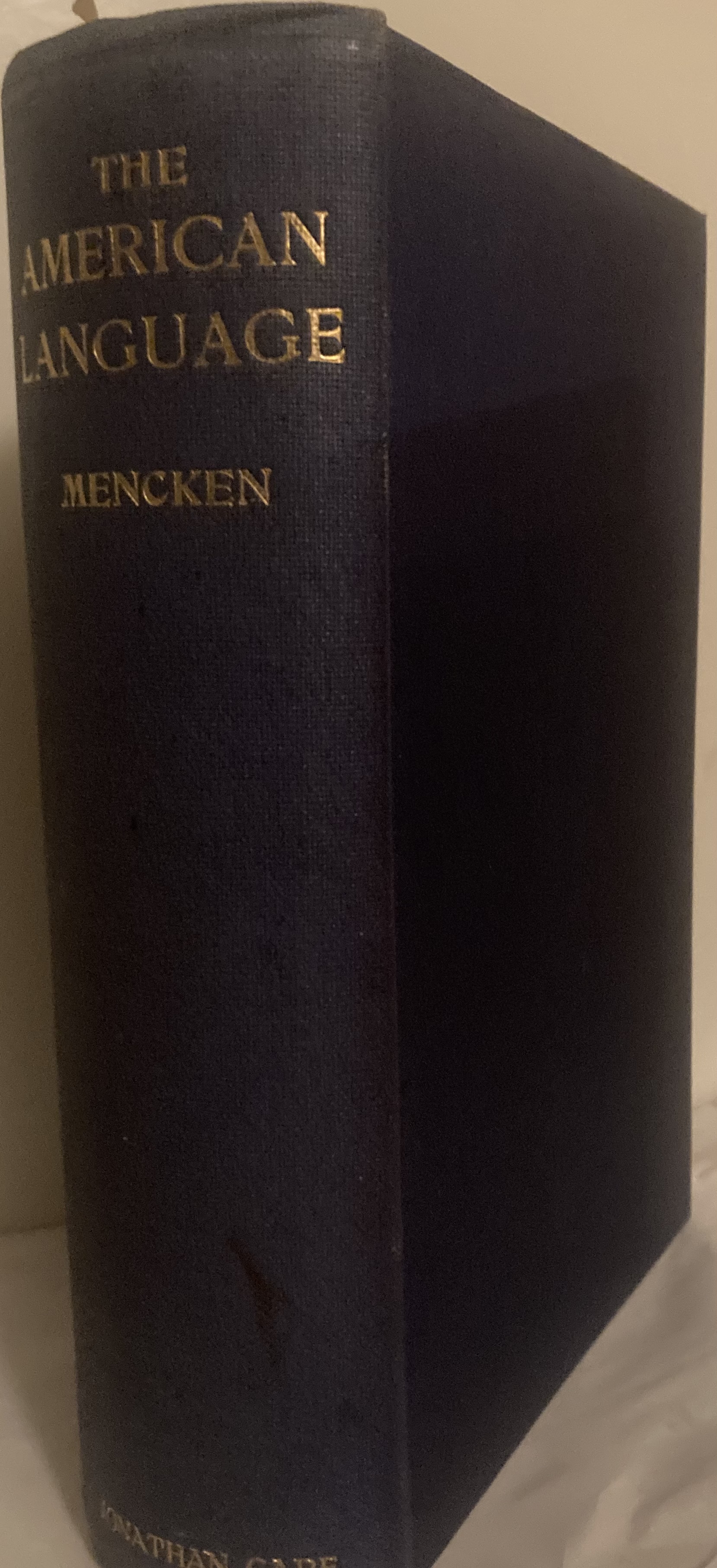 The American Language. An Inquiry into the Development of English in the United States