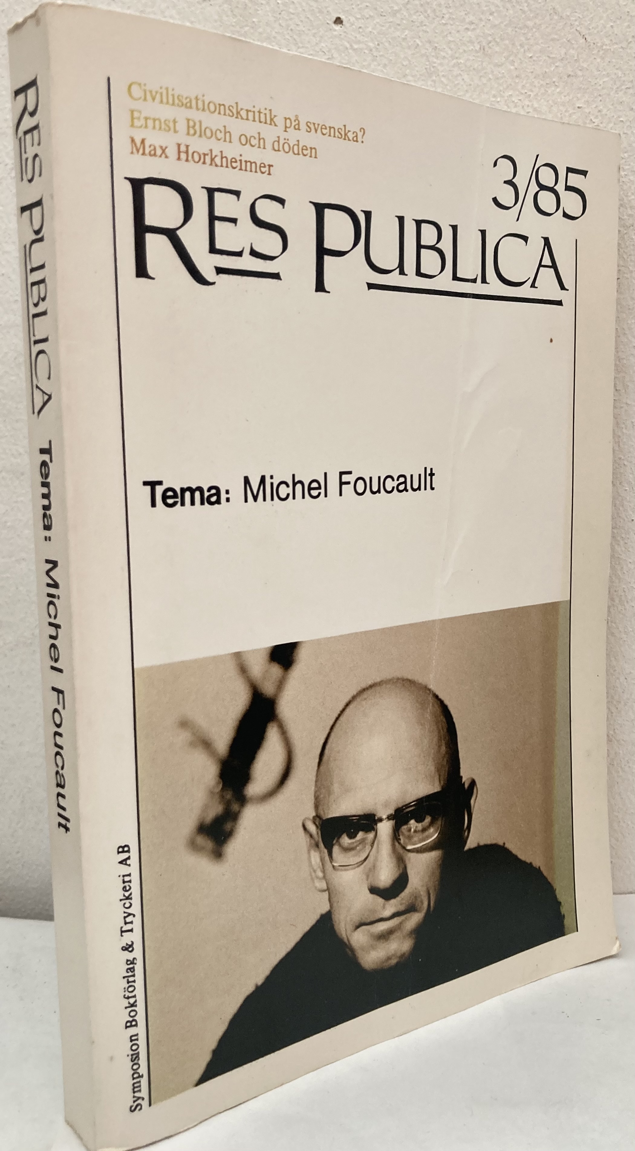 Res Publica 3/85. Tema: Michel Foucault