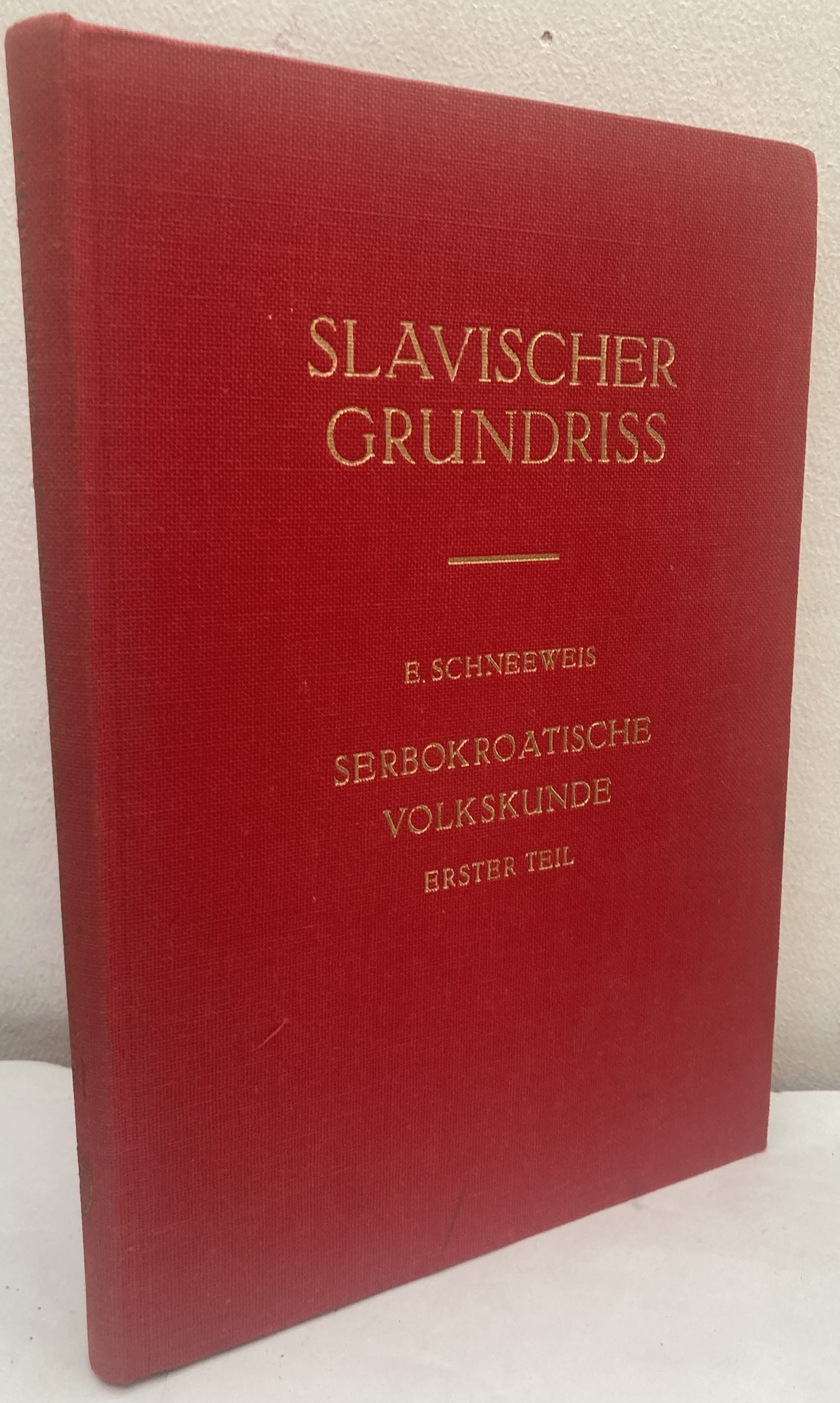 Serbokroatische Volkskunde. Erster teil. Volksglaube und Bolksbrauch