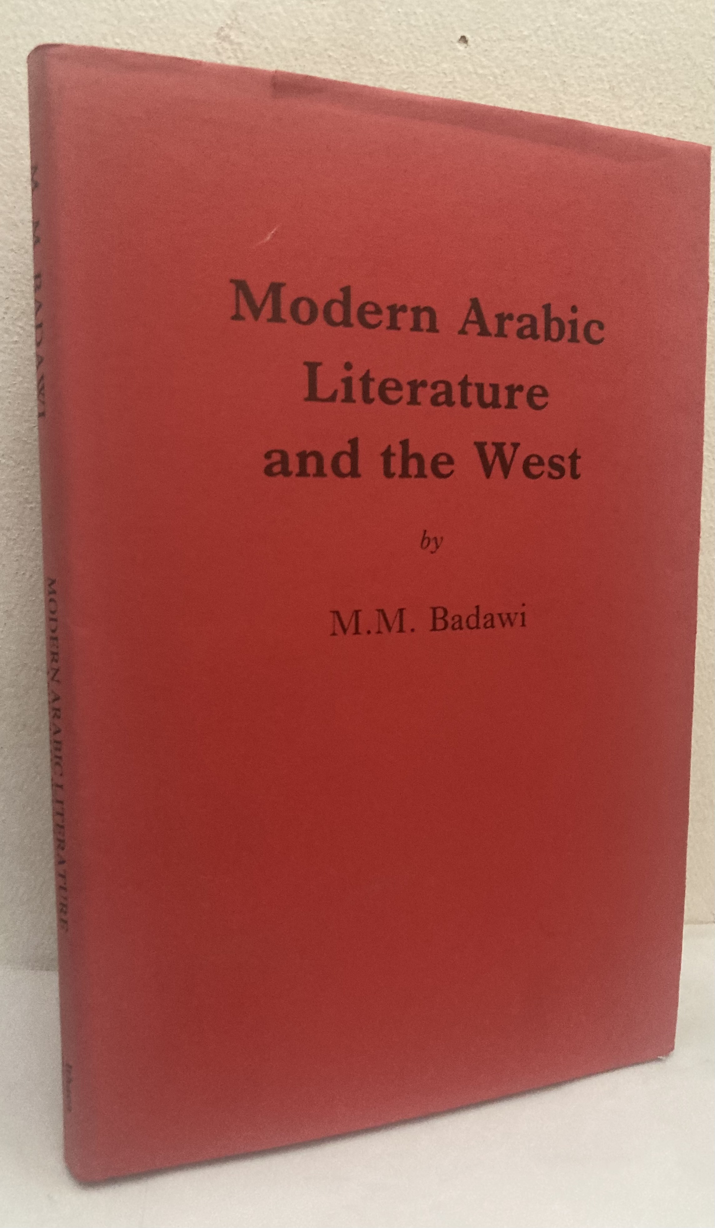 Modern Arabic Literature and the West