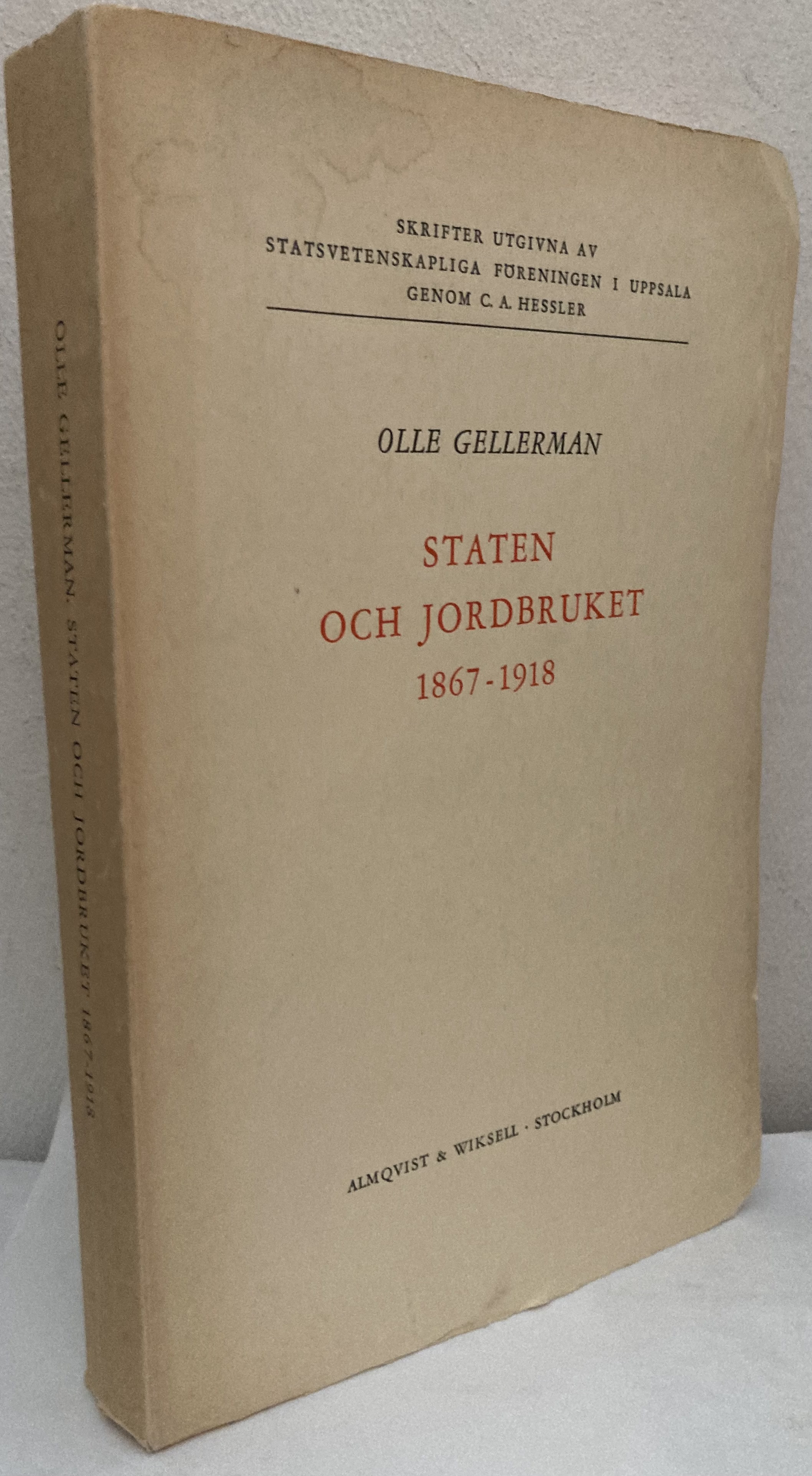 Staten och jordbruket 1867-1918