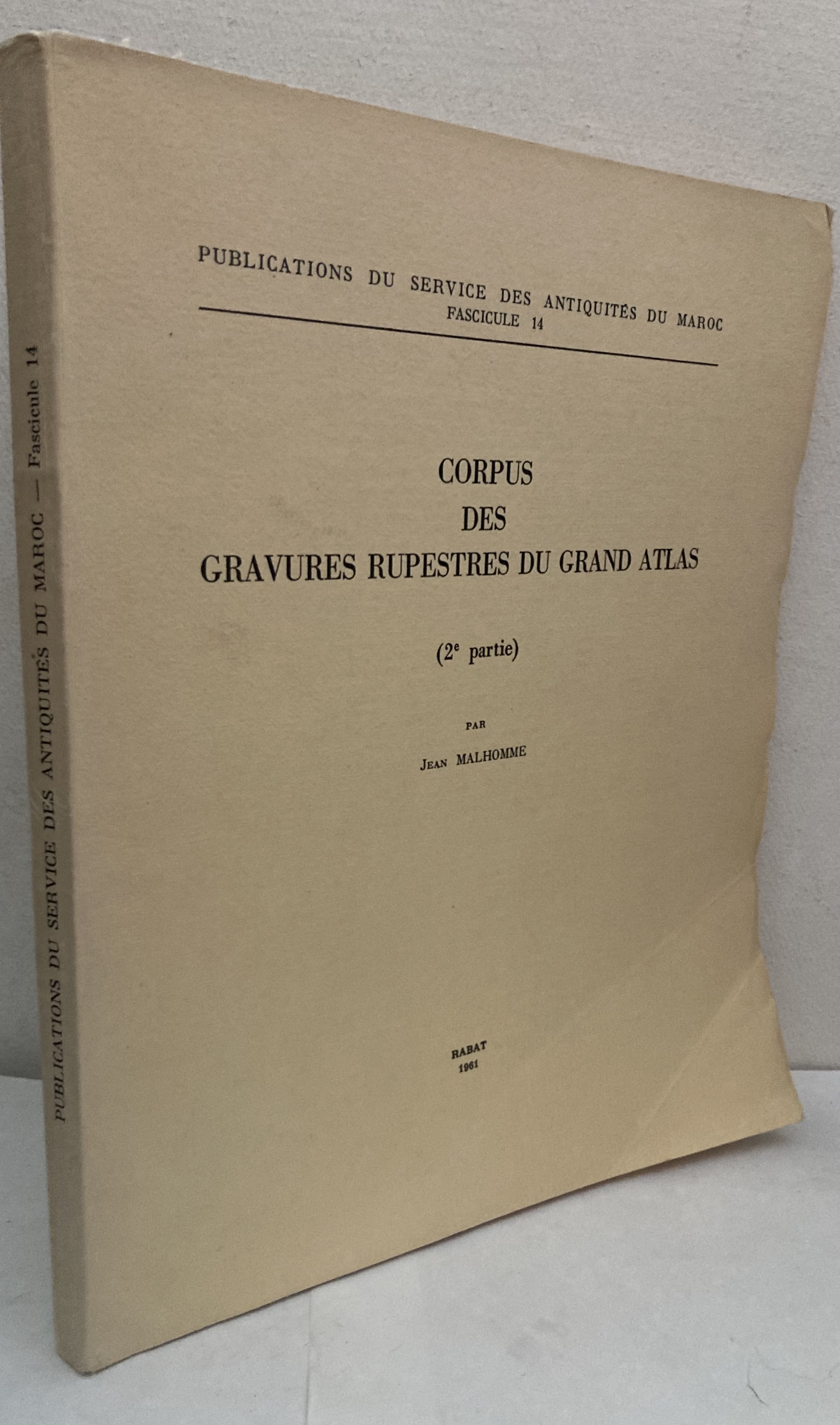 Corpus des gravures rupestres du grand Atlas. 2:e partie