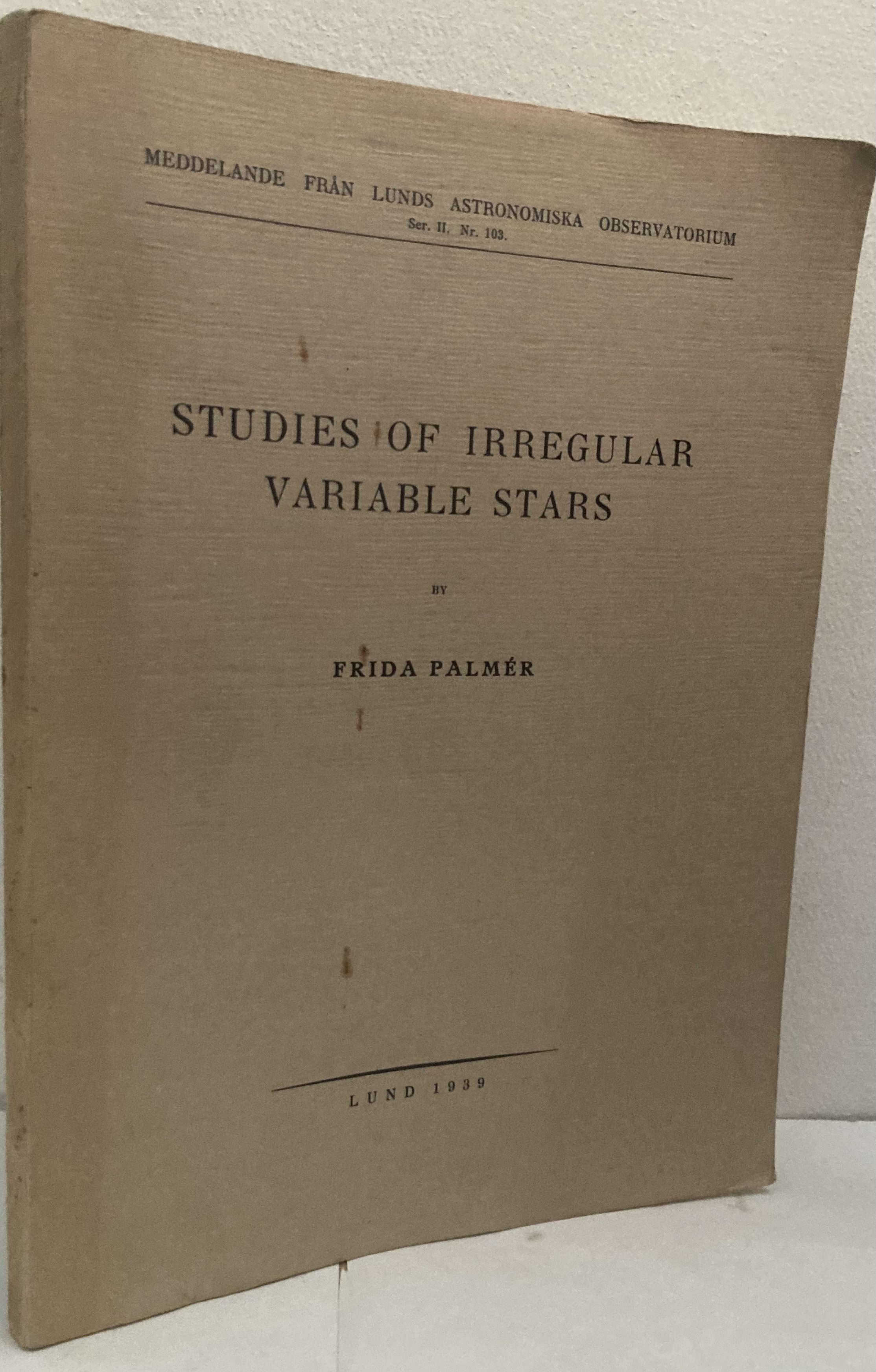 Studies of Irregular Variable Stars