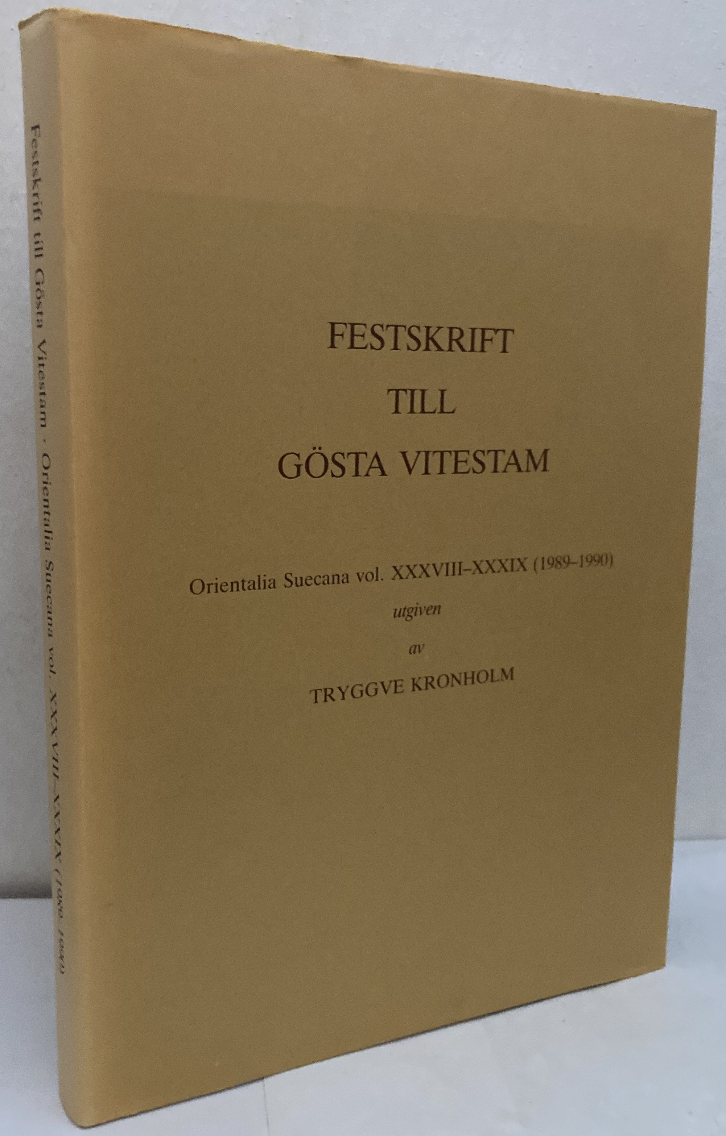 Festskrift till Gösta Vitestam