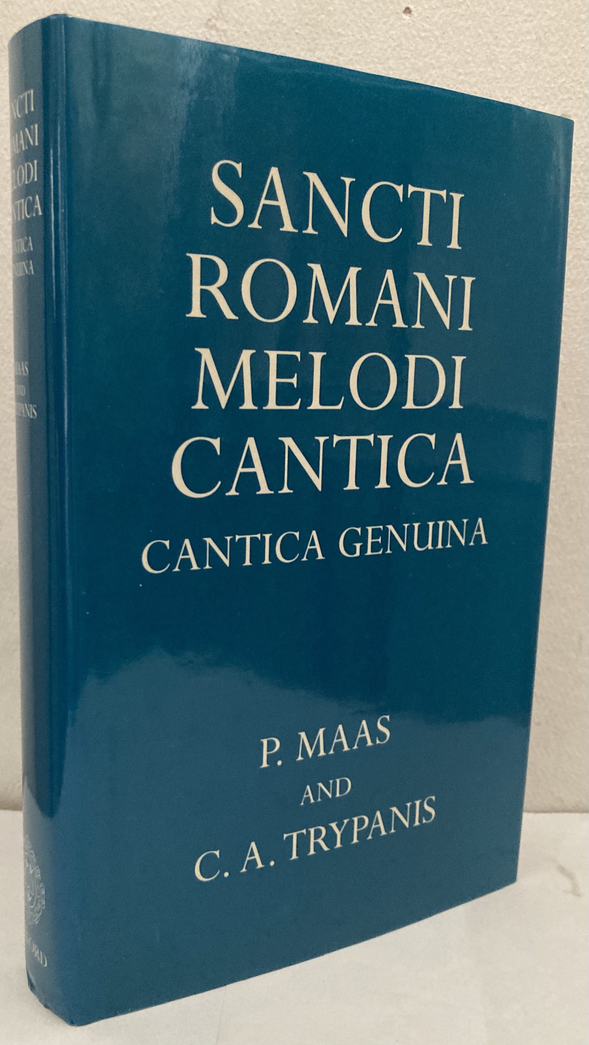 Sancti Romani melodi cantica. Cantica genuina