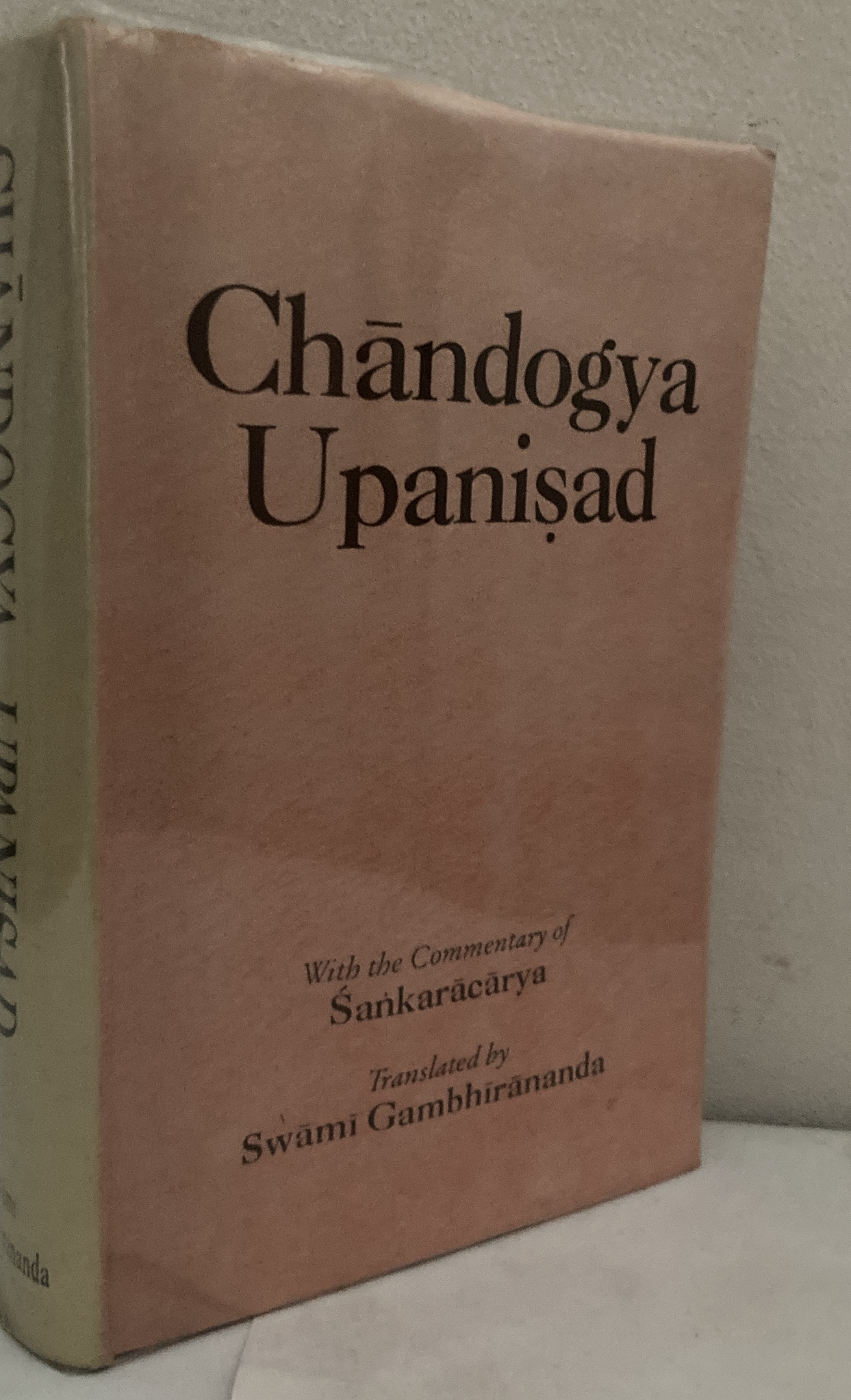 Chandogya Upanisad. With the Commentary of Sankaracarya