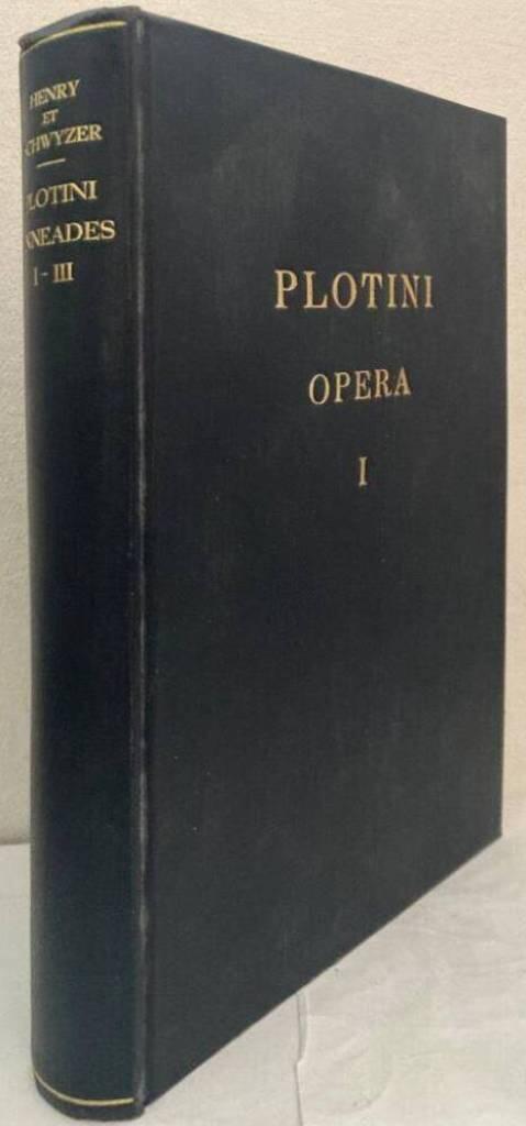 Plotini Opera. Tomus I. Porphyrii Vita Plotini. Enneades I-III