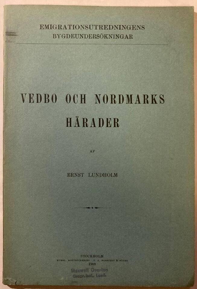 Vedbo och Nordmarks härader