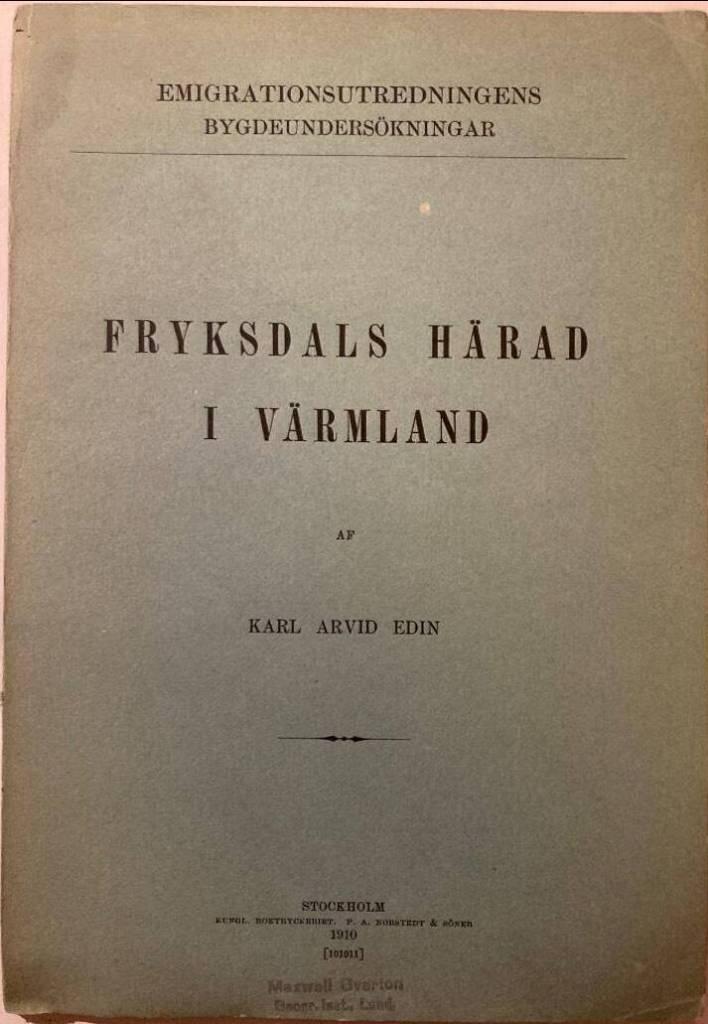 Fryksdals härad i Värmland