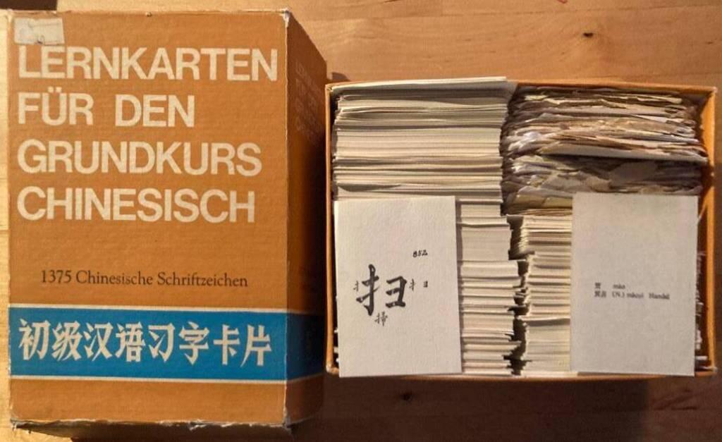 Lernkarten für den Grundkurs Chinesisch. 1375 Chinesische Schriftzeichen