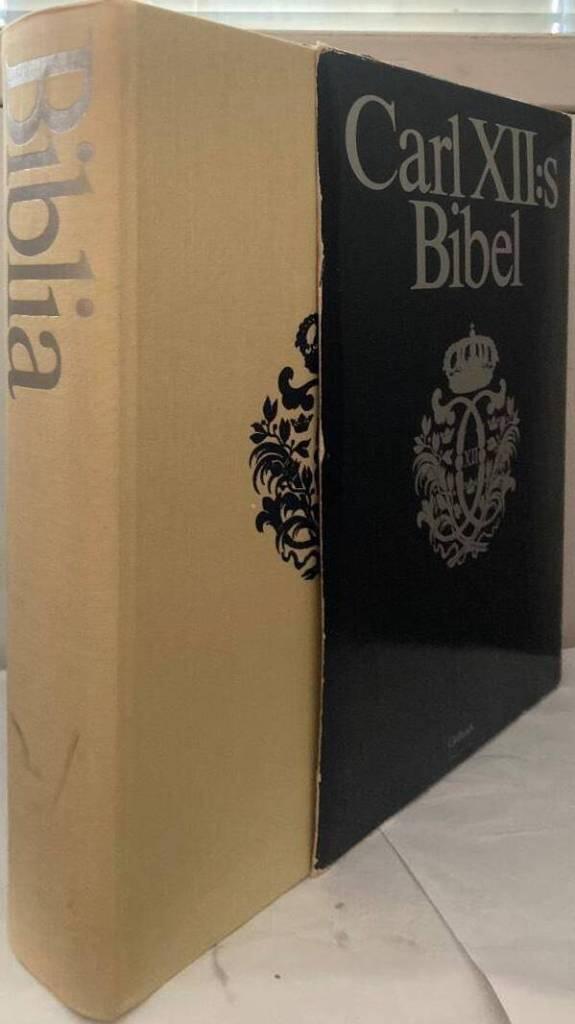 Biblia. Thet är all then heliga skrift på swensko efter konung Carl then tolftes befalning medh förriga editioner jämnförd, summarier och marginalier ånyo öfwersedde, concordantier och anmärckningar förökade, nya register och biblisk tideräkning inrättad [Carl XII:s bibel]