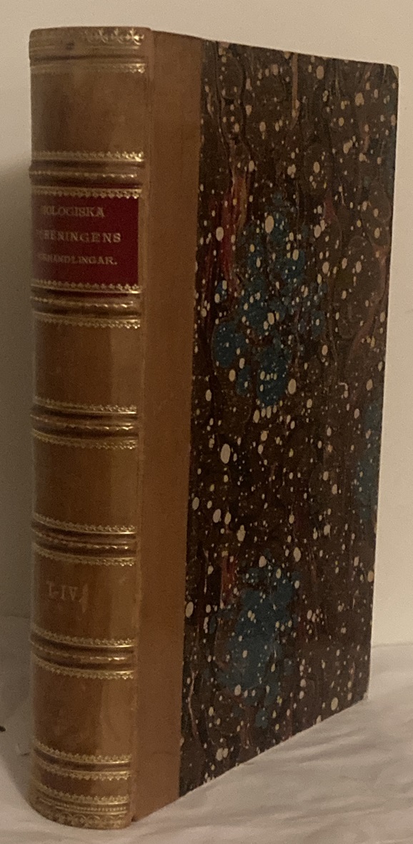 Biologiska Föreningens förhandlingar. Vehandlungen des Biologischen Vereins in Stockholm. Band I-IV. 1888-1892