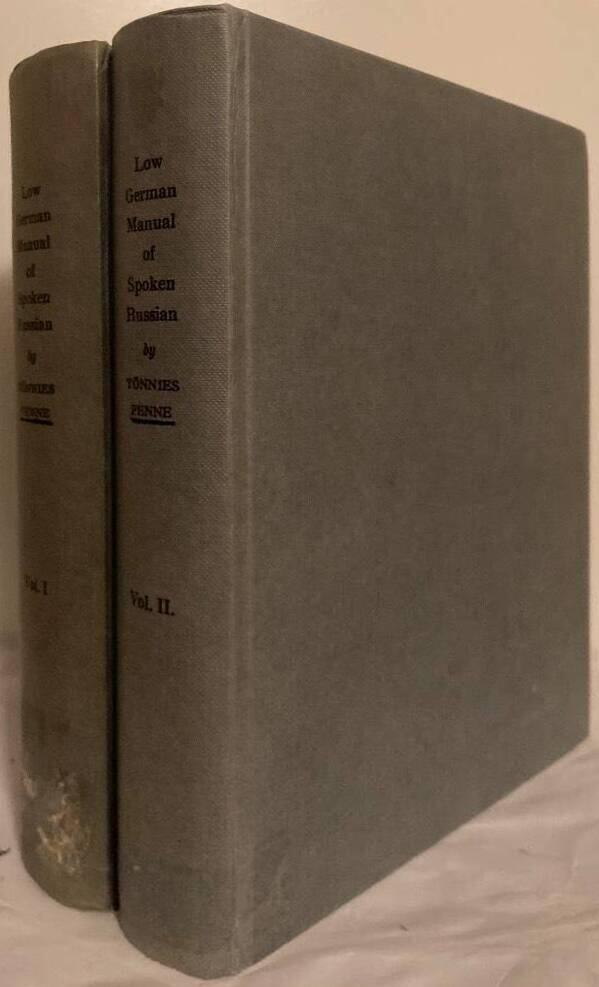 Tönnie's Low German Manual of Spoken Russian. Pskov 1607. Volume I-II